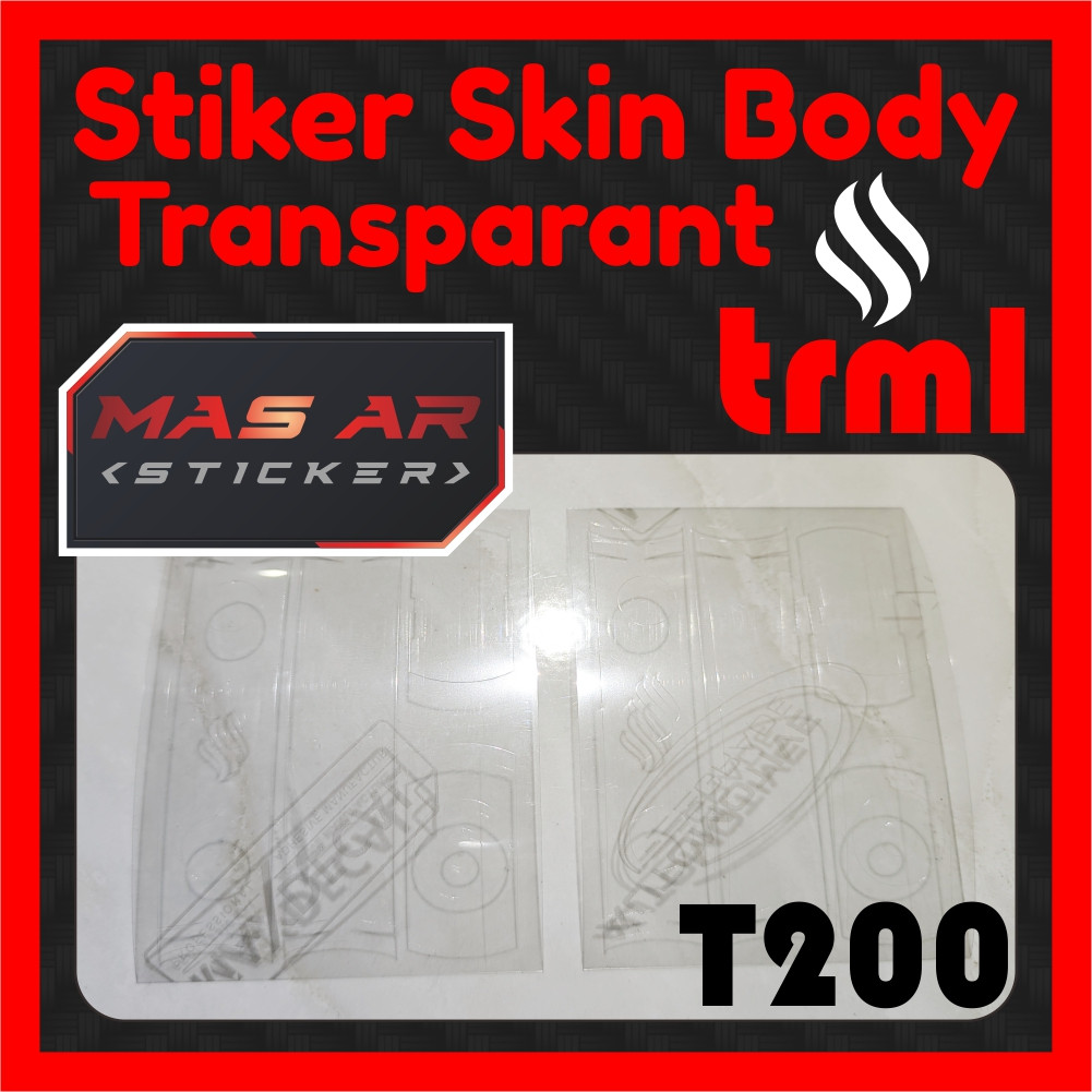 

Wrap* Stiker Panel Transparant Trml Wrap Skin Stiker Garksin CUSTOM Gratis (2pcs)