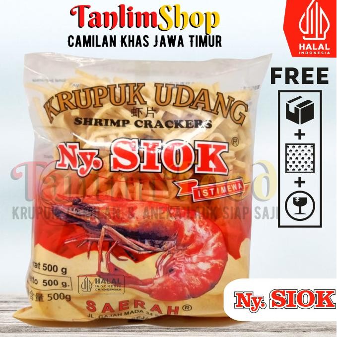 

HEMAT Kerupuk / Krupuk Udang Stik Ny Siok 500gr - TanlimFood