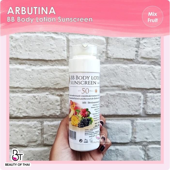 Arbutina Bb Body Lotion Sunscreen Spf 50 Pa+++