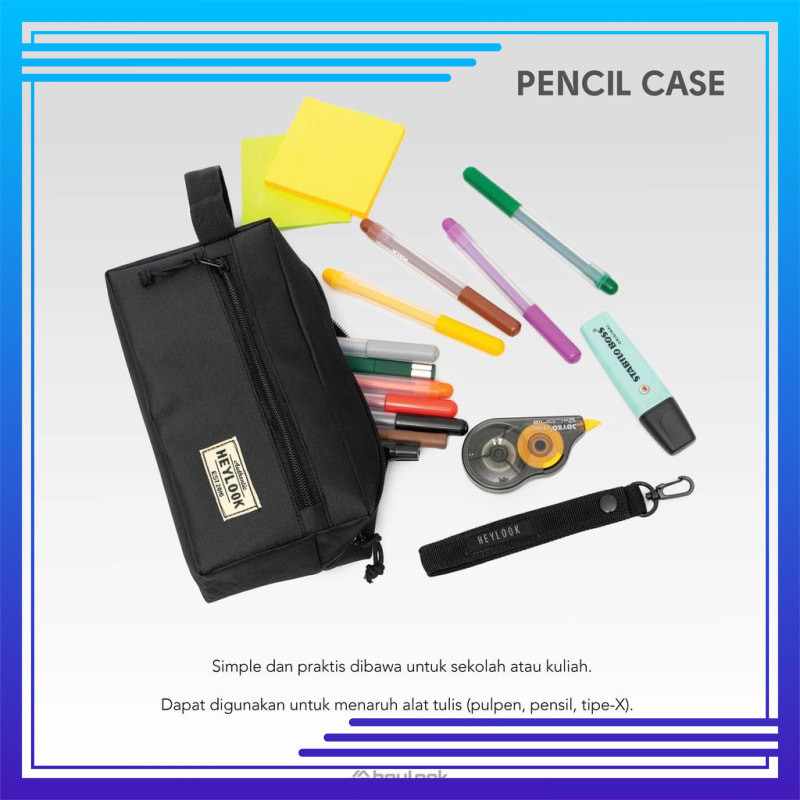 

TEMPAT PENSIL KOSTAK PENCIL CASE ALAT TULIS SEKOLAH ANAK ATK POU
