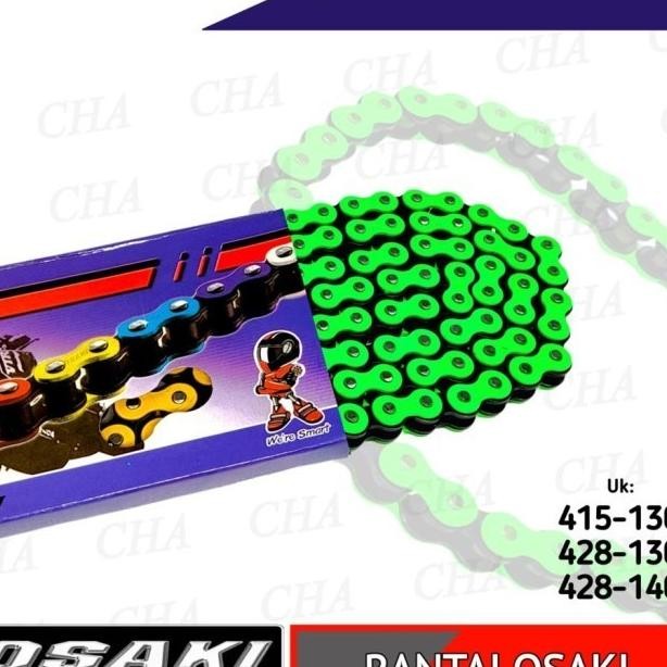 Rantai Motor Oai Warna 415 428 Rantai Epeda Motor Warna