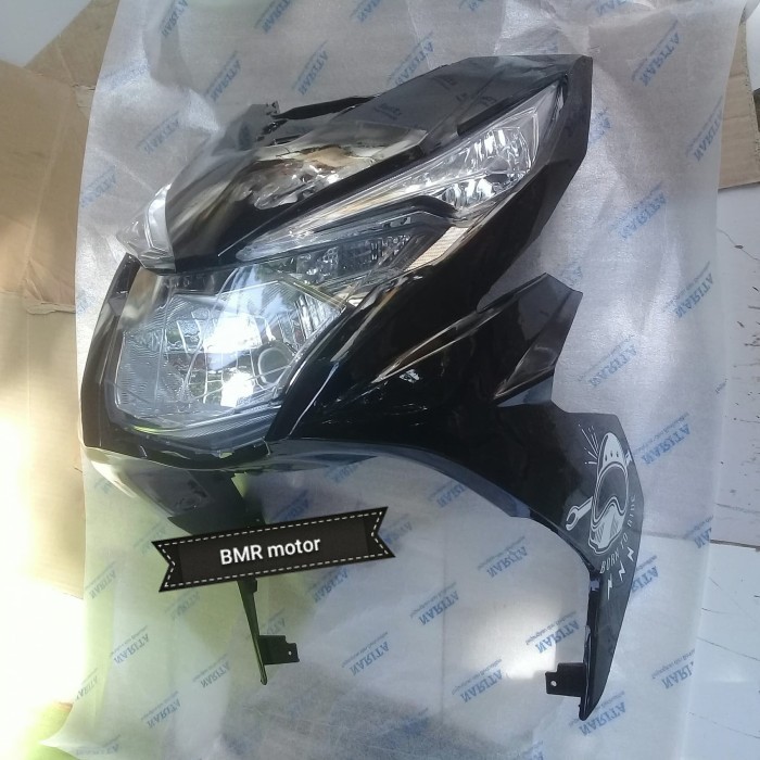 Cover Tameng Depan Plus Lampu Honda Beat Street 2017 Genuine Part