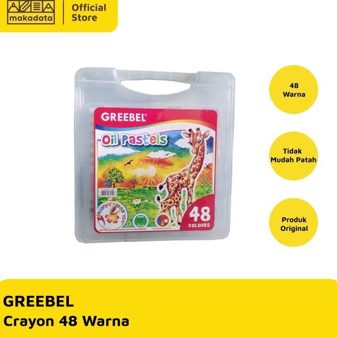 

Sale Crayon | Krayon | Oil Pastel Greebel Isi 48 Warna Murah