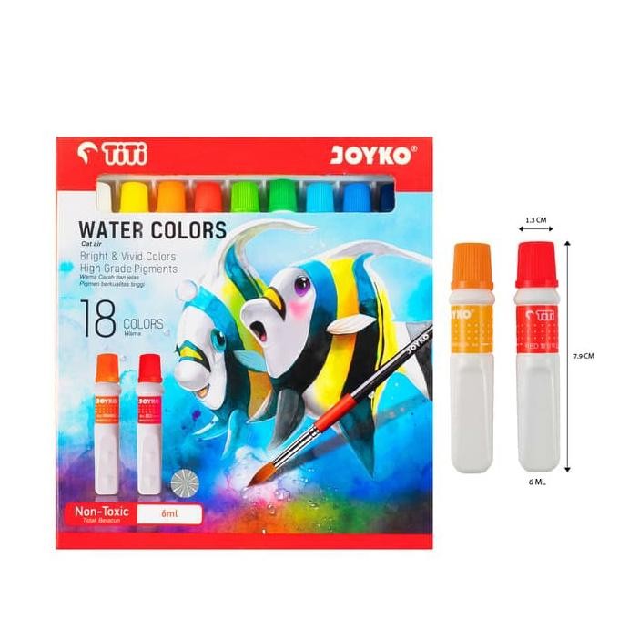 

Sale Cat Air | Watercolor Titi 18 Warna 6Ml Murah