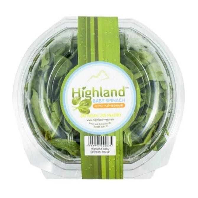 

Highland Bayam / Baby Spinach - Salad - 100 Gr GLM