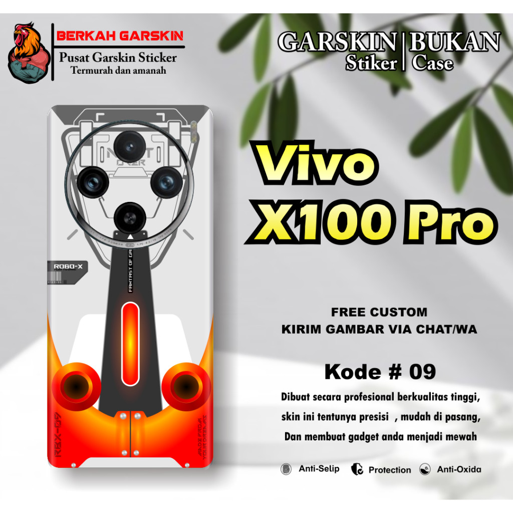 

Wrap* 2 Pcs Stiker Vivo X100 Pro 0610 Request Wrap Skin Garksin CUSTOM Gratis (2pcs)