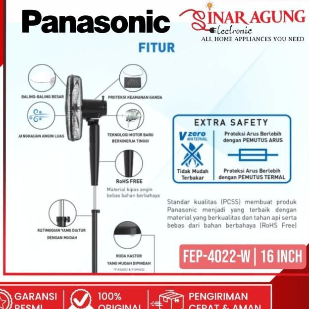 Ipa Angin Berdiri Panaonic Fep4 Fep4 Tand Fan 16 Inch