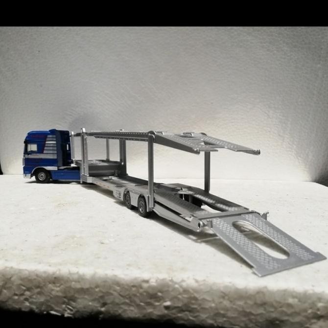 diecast miniatur 1:50 truk transpoter kdw truck