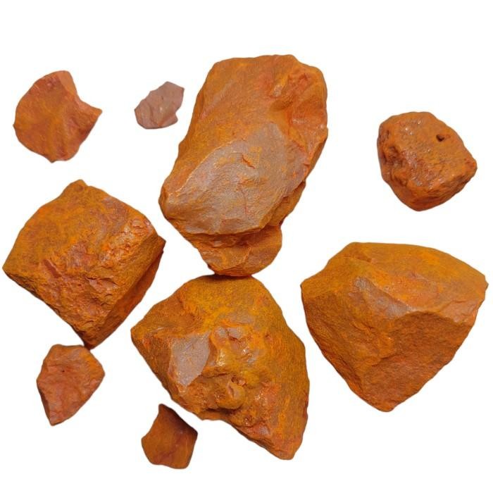 

Xiong Huang Jiao Bentuk Utuh Batu 600Gram Realgar