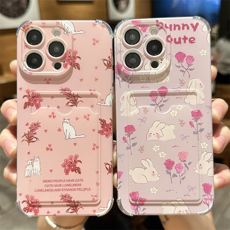 Soft Anti Shock Card Holder Tpucewwk Aesthetic Kupu-Kupu Case Redmi Note 15 Pro 15C 13x A5 A3 12 5G 