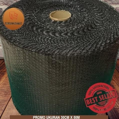 

Terlaris! Bubble Wrap Hitam 40Cm X 50M Bublewarp Bandung Plastik Buble Murah