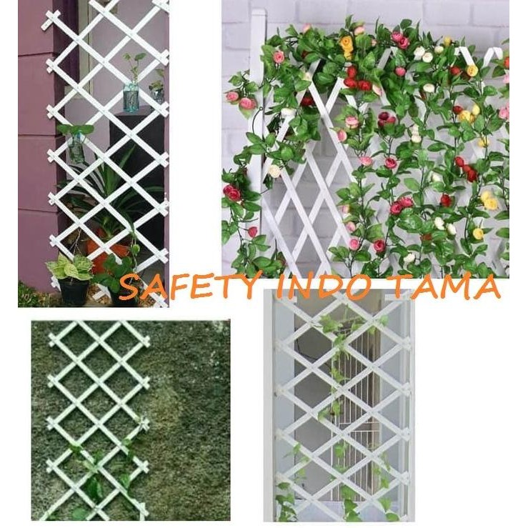 Terlaris Kris Garden - Teralis Pagar Taman - Hiasan Tralis Tanaman Plastik Ace