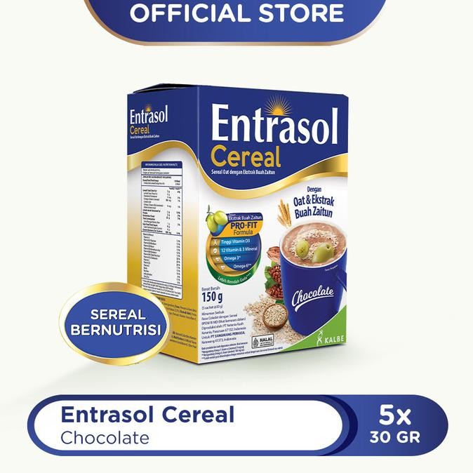 

ENTRASOL CEREAL CHOCOLATE (5 Sachet @30gr) [terbaik]