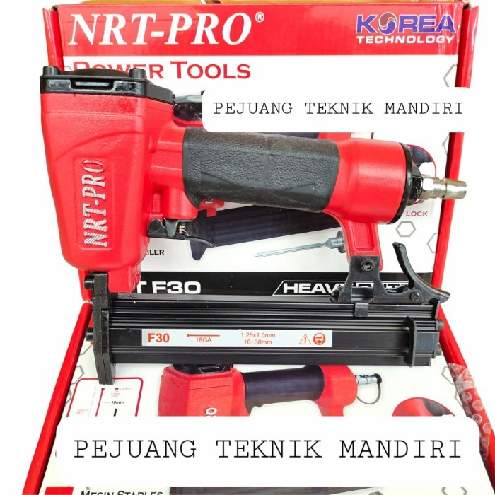 

MESIN PAKU TEMBAK LURUS NRT PRO F30 / STAPLES ANGIN LURUS NRT PRO F30