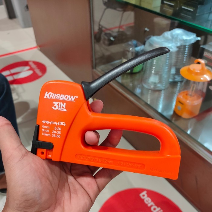 

krisbow staple gun/staples tembak