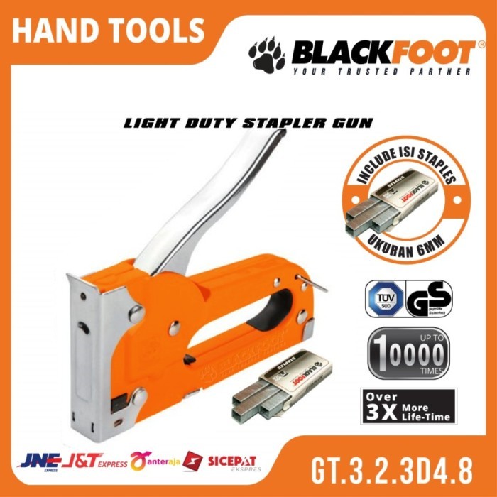 

Hekter Tembak Kayu Rak Atas / Light Duty Staples Gun Blackfoot
