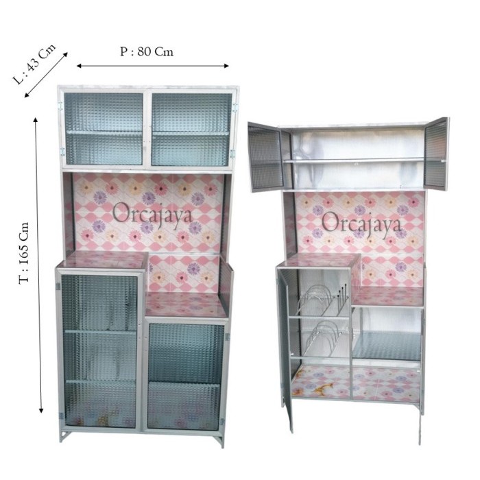 Terlaris Rak Piring 2 Pintu/Lemari Piring 2 Pintu