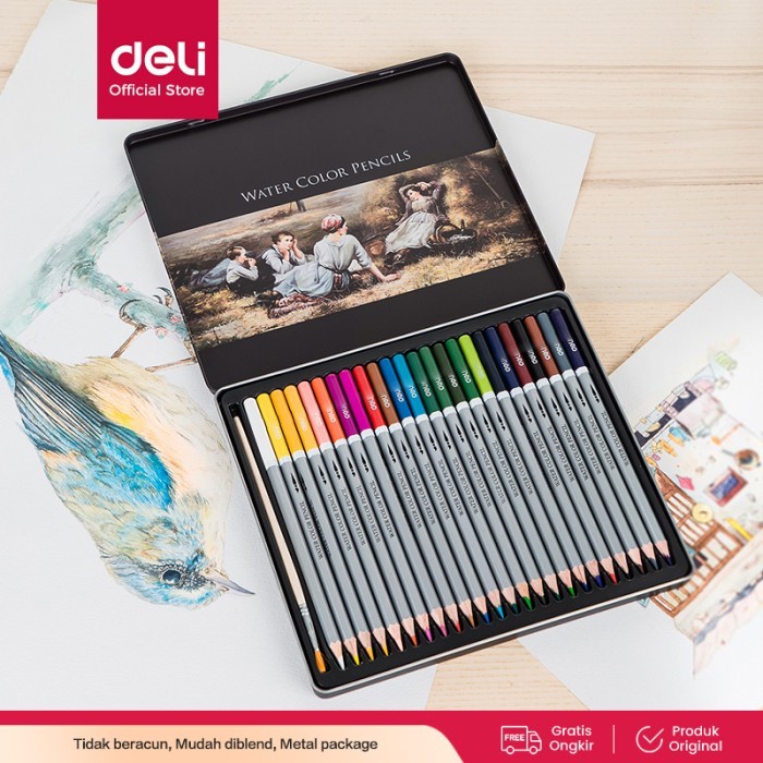 

Cuci Gudang Deli Pensil Warna 24C Dapat Dicuci Dan Teknologi Hybrid 6521