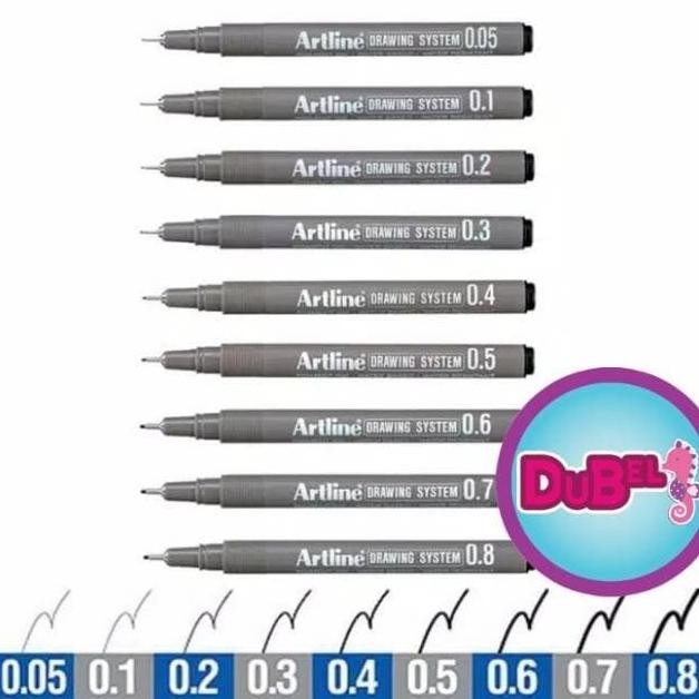 

DRAWING PEN ARTLINE BLACK 0.05-01-02-03-04-05-06-07-08-10-20