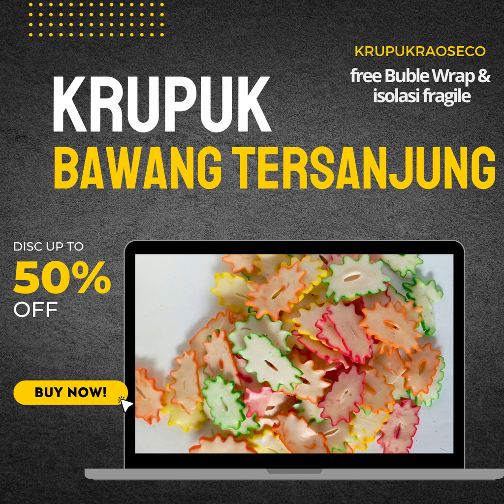 

Krupuk Bawang Tersanjung / Kerupuk Bintang