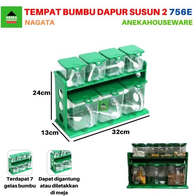 TEMPAT BUMBU SUSUN 2 KITCHEN SET 756 E NAGATA