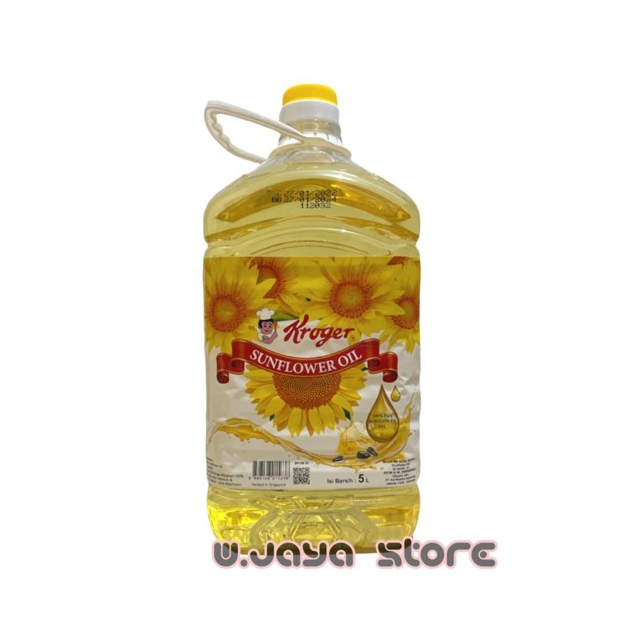 

Kroger Sunflower Oil 5 Lt / Minyak Bunga Matahari 5 Lt Stok Terbatas