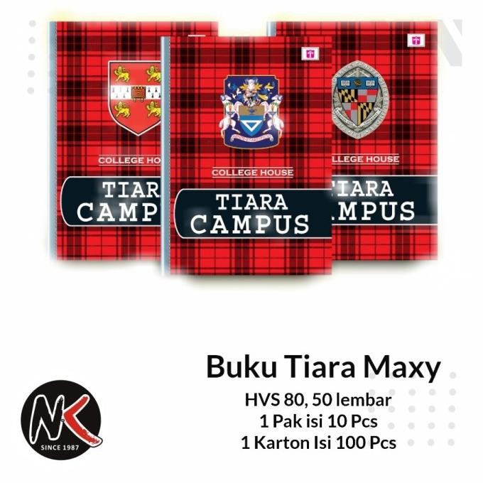 

BUKU TULIS BOXY CAMPUS TIARA 50 LEMBAR