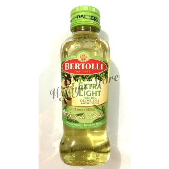 

Bertolli Extra Light 250Ml Stok Terbatas