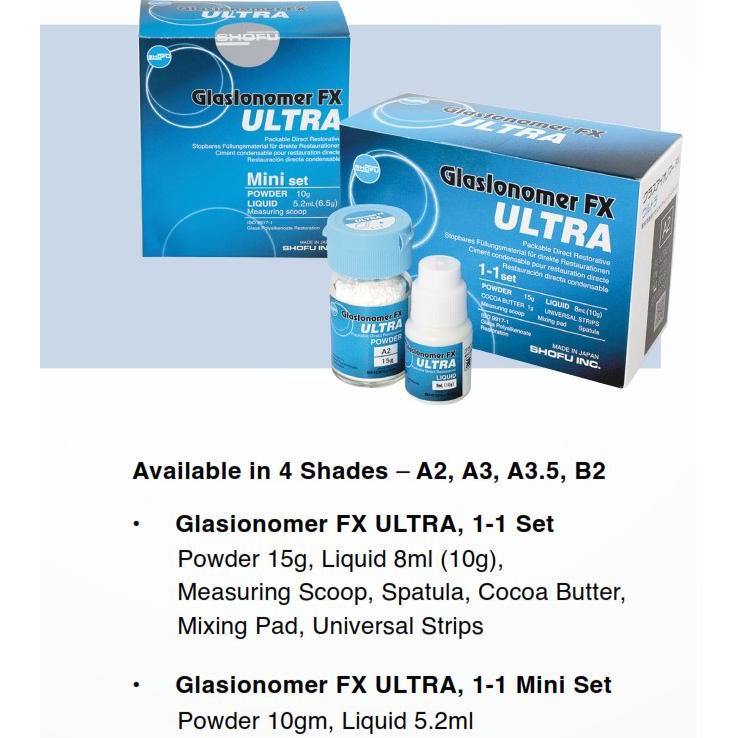 SHOFU Cement Gigi /GIC FX Ultra Shofu/Similar Fuji 9