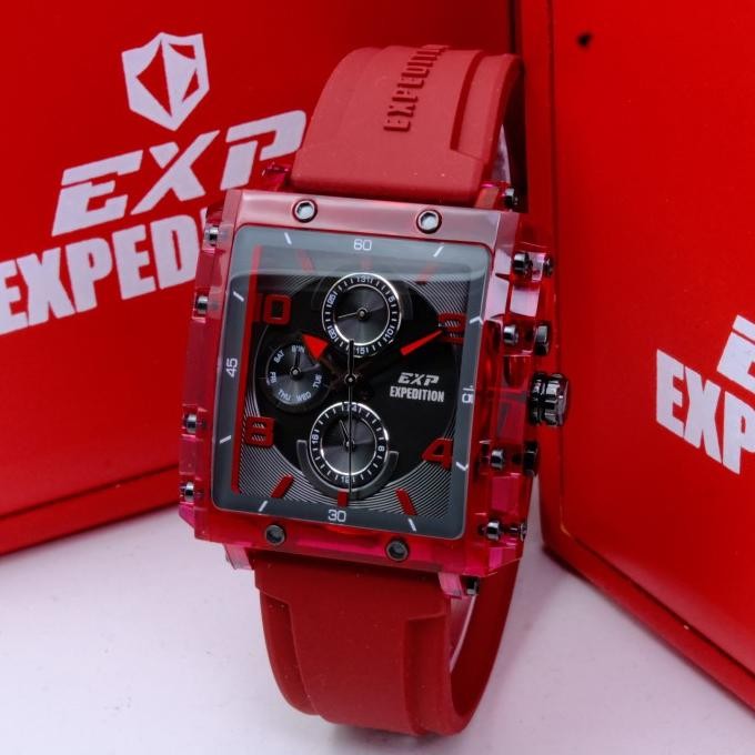 Expedition E6808 Red Wanita. Garansi Resmi 1Tahun Original Terlaris