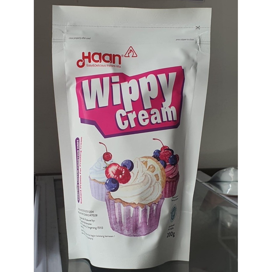 

HAAN WIPPY CREAM POUCH 200G