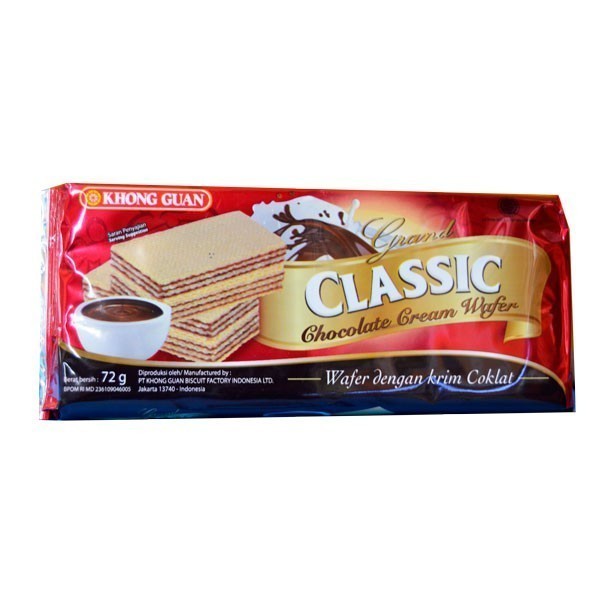 

KHONG GUAN CLASSIC CHOCOLATE WAFER 72G