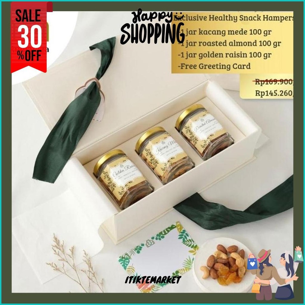 

Exclusive Healthy Snack Hampers - Gift Set/Kado Nikah, Hari Besar, Natal, Tahun Baru, Ulang Tahun, Ramadhan, Imlek (Cny), Promil, Lahiran, Hari Raya, Wisuda, Isoman Sale