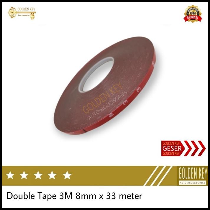 

BEST DEAL DOUBLE TAPE 3M 8MM X 33 METER !!