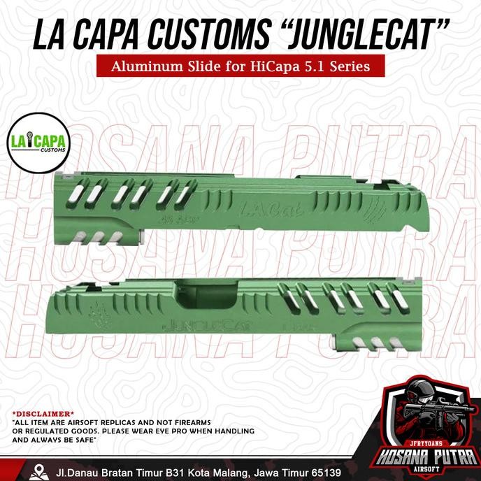 LA Capa Customs JungleCat Aluminum Slide for HiCapa 5.1 Series