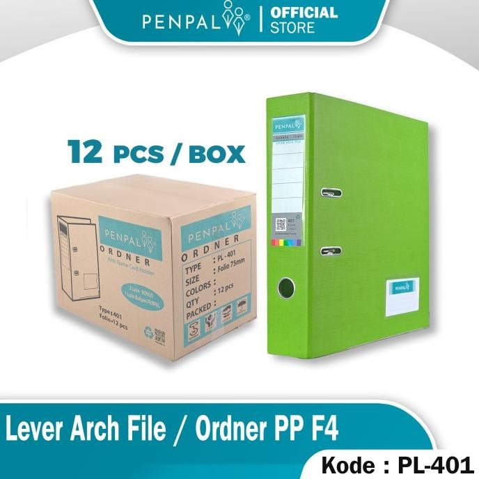 

PENPAL LEVER ARCH FILE / ORDNER FOLIO PL-401 ( 12 PCS )