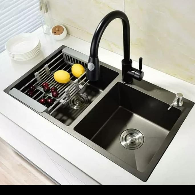 

PROMO KITCHEN SINK HITAM 8245 KOMPLIT SET
