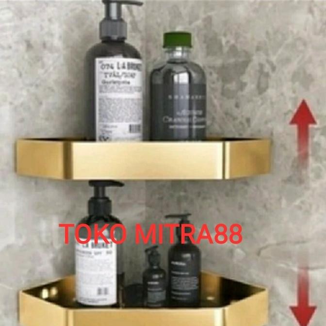 

PROMO RAK SUDUT 2 SUSUN GOLD RAK SABUN GOLD
