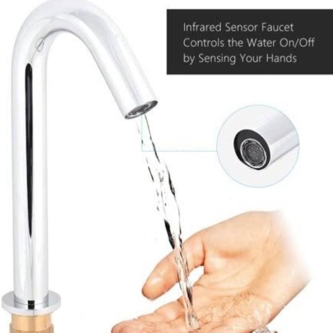 KRAN SENSOR WASTAFEL ANGSA / KERAN AIR WASTAFEL 602 INFRARED SUS304