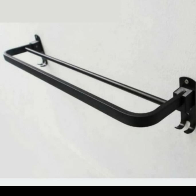 

PROMO RAK HANDUK STAINLES 2 BAR BLACK/RAK HANDUK LIPAT HITAM