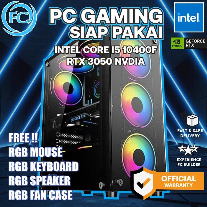 

PROMO PC GAMING / DESIGN / LIVESTREAMING DDR4 I5 10400F /16GB/ RTX 3050 8GB