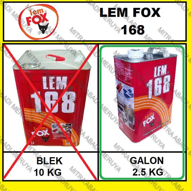 

Lem Kuning FOX 168 Galon 2.5 kg Lem HPL Lem 168 Lem Triplek