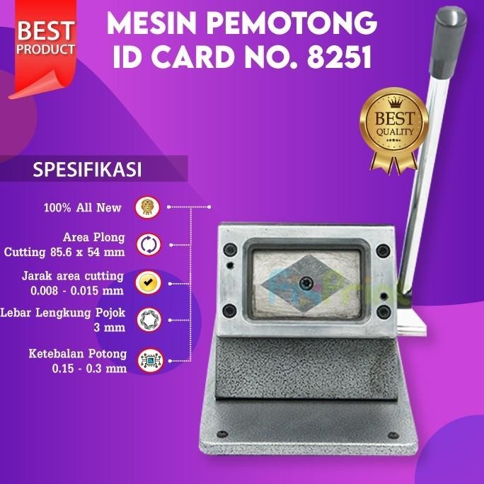 

Mesin Plong Pemotong Id Card Alat Potong Pvc Cutter Instant 85.6X54Mm Original Dan Terpercaya