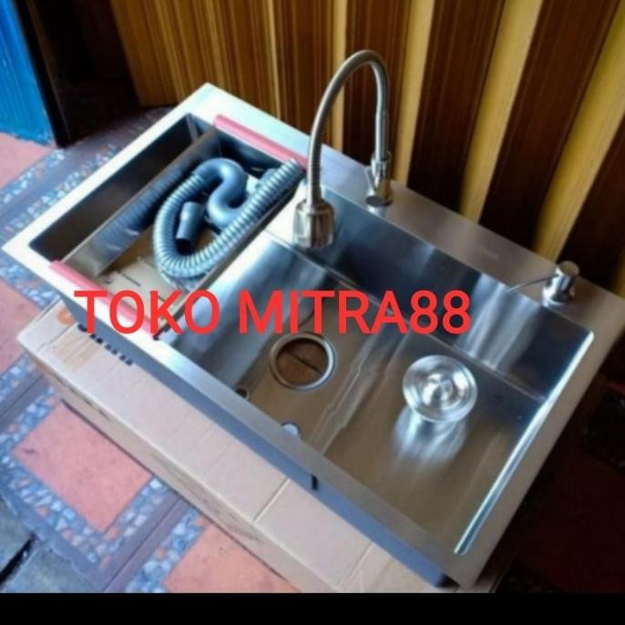 

PROMO KITCHEN SINK OSAKA ZONAYA 8046 KOMPLIT SET TINGGAL PASANG