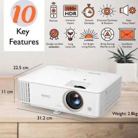 

PROMO HOME PROJECTOR BENQ TH685I FULL HD 3500 LUMENS HDR GAMING PROYEKTOR