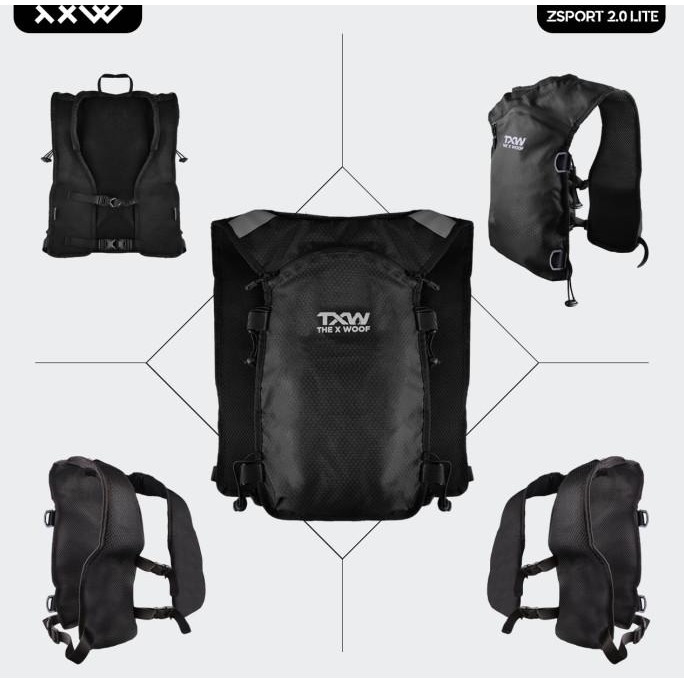 Tas Hydropack Lari Sepeda Hiking Outdoor Motor Hydration Pack Tas Trail The X Woof Zsport2LITE
