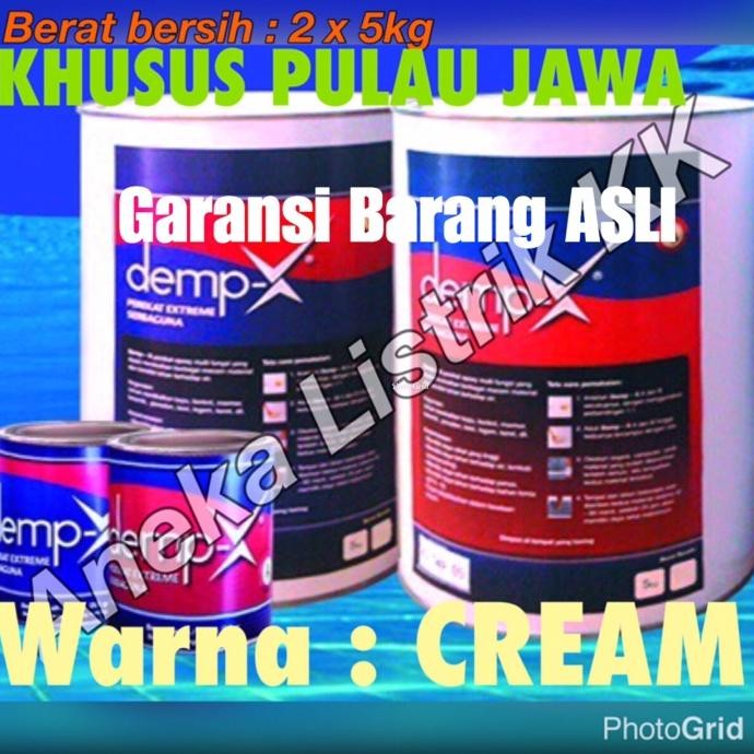 

DEMP X @ 5Kg CREAM DEMPX Dempul extreme serbaguna lem empoxy 10Kg