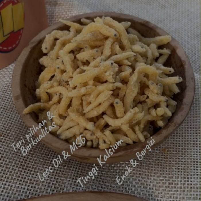 

Uang Teri Oven Cripy Raa Aldu Ayam 60Gr Ian Teri Ripi Halal