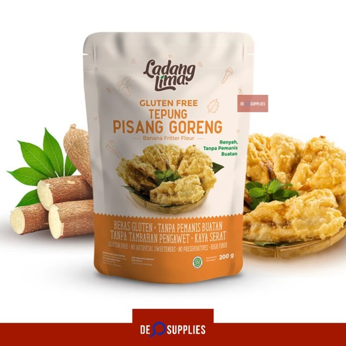 

Ladang Lima Tepung Piang Goreng 200Gr Gluten Free Renyah Halal