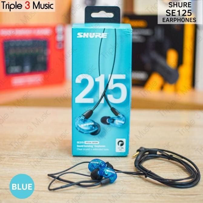 Shure Se215 Pro Blue Iem Panggung In Ear Monitor Original